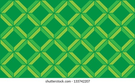 Green Chevron vintage seamless pattern