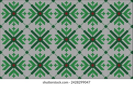 Green chevrons hape to be continued pattern and green square.Dark green diagonal pattern.Modern shape.Geometric.Seamless pattern.Replate.Design for skirt.Scarf.Clothes.Printing.All knitting work.