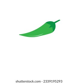 green chili or vegetable flat or minimalist logo