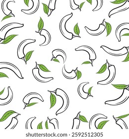 green chilli illustrations Background, Chili leaf, Chili abstract Background