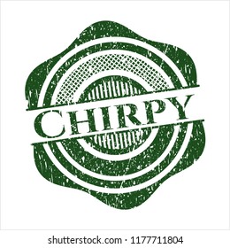 Green Chirpy distress rubber seal