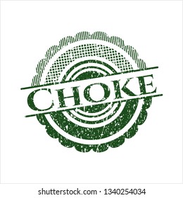 Green Choke distress rubber seal