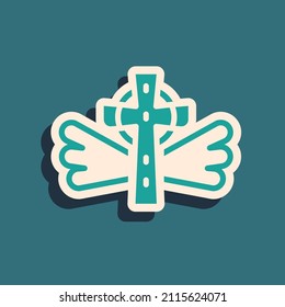 22,407 Christianity cross green background Images, Stock Photos ...