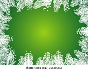 Green Christmas background