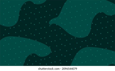 green christmas background with snowflakes
