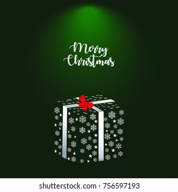 Green Christmas Gift Box