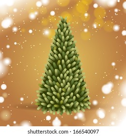 green Christmas tree