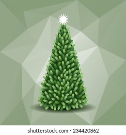 green christmas tree