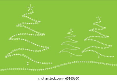 green christmas tree