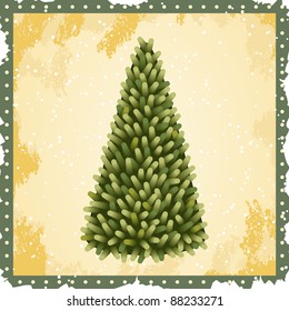 green Christmas tree