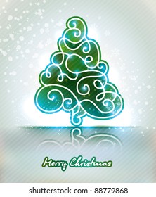 Green christmas tree
