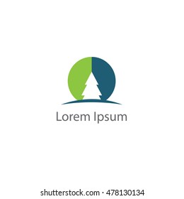 Green Christmas Tree Logo