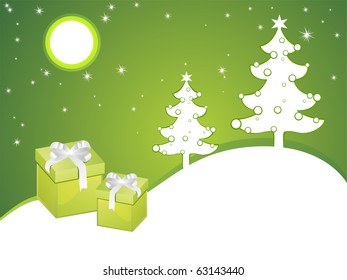 green chritsmas background