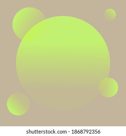 Green circle abstract background vector illustration.