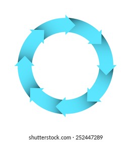 green circle arrow banner for workflow layout, diagram, number options, step up options, web design, infographics EPS 10 