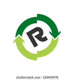 green circle arrow sign