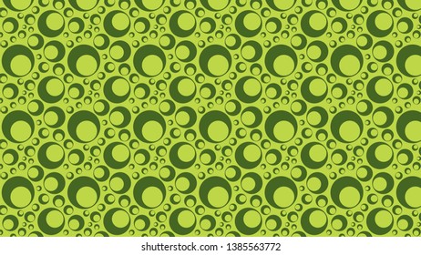 Green Circle Background Pattern Design