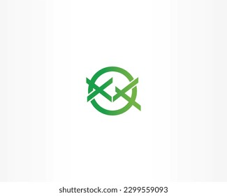 icono de diseño de logotipo de concepto de círculo verde