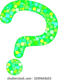 Green Circle Crowded question mark