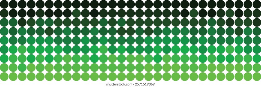 Green Circle Gradient: Abstract Design