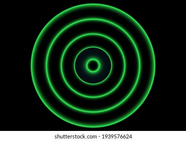 green circle graphics abstract background wallpaper vector illustration