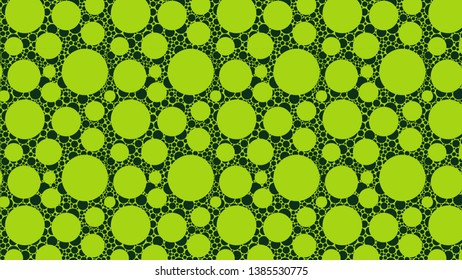 Green Circle Pattern Background Vector