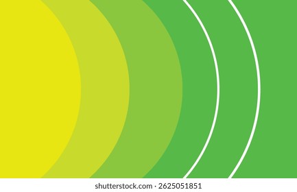 Grüner Kreis Radialer Ebenenhintergrund. Sonnenstrahlen Vorlage.