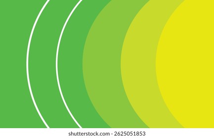 Grüner Kreis Radialer Ebenenhintergrund. Sonnenstrahlen Vorlage.