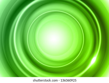 green circles as abstract background