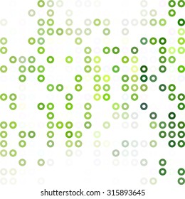 Green Circles Background, Creative Design Templates
