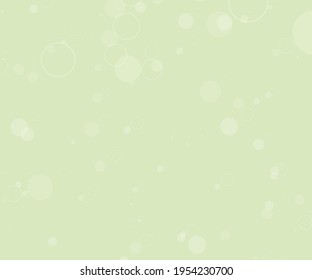 Green with circles of different scale and transparency with overlap. Light background for banners, web pages, ads, Wallpapers