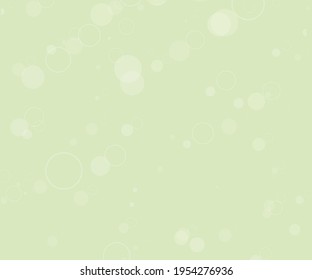 Green with circles of different scale and transparency with overlap. Light background for banners, web pages, ads, Wallpapers