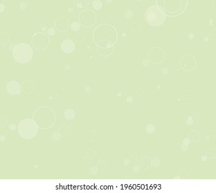 Green with circles of different scale and transparency with overlap. Light background for banners, web pages, ads, Wallpapers