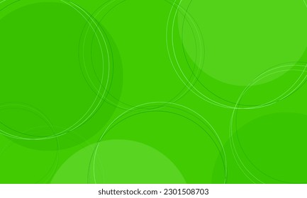 green circles outline pattern with circles shapes abstract background