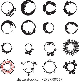 Green Circular Mathematical Wall Clock Face with Complex Algebraic Equations and Trigonometric Formulas for Education