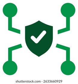 Green circular web element illustration of a USB flash drive icon with an arrow for business information
