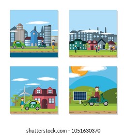 Green cities collection