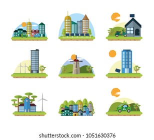 Green cities collection