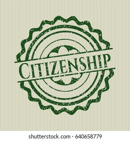 Green Citizenship rubber texture