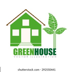 Green city digital design, vector illustration eps 10