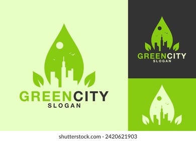 Green City Eco Fresh Nature Logo Design