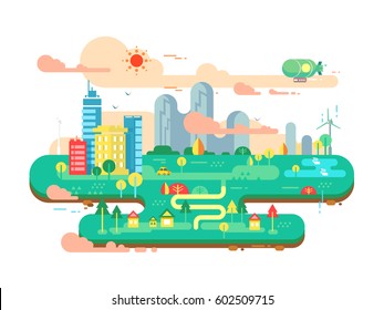 Green city flat