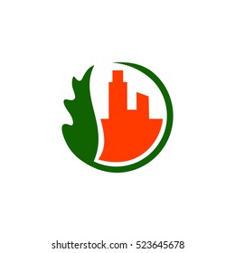 green city logo vector
