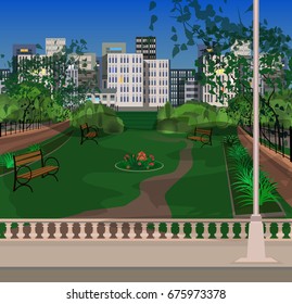 green city park  area