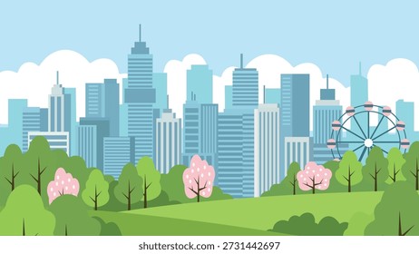 Parque Da Cidade Verde Na primavera