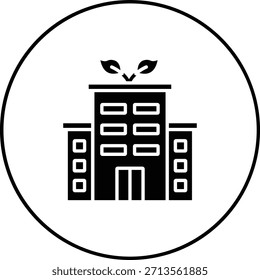 Icono de Vector de Green City. Se puede utilizar para aplicaciones de impresión, móviles y de Web.