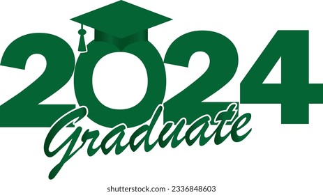 Green Class of 2024 Graduate