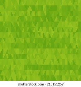 Green clean diamond and triangle shape background pattern