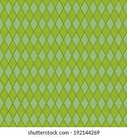 Green clean modern pixel diamond knitted seamless background pattern