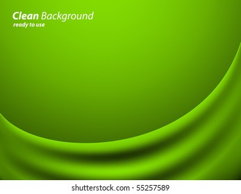 Green clean vector background
